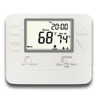 24 V 2 Heat 2 Cool Digital Programmable Room Thermostat For HVAC Systems