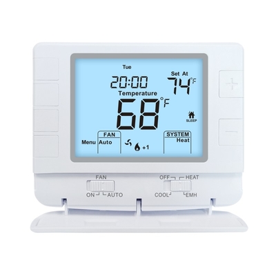 Riseem Non-programmable Heat Pump Thermostat With Flame Retardance ABS