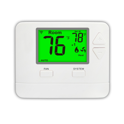 ±1C Accuracy White Heating Room Thermostat for Customized Temperature Settings
