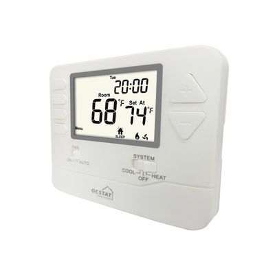 Riseem Conventional Application 1 Heat 1 Cool Wired programmable thermostat featuring temperature control ranges 44°F to 90°F ideal for precise HVAC management