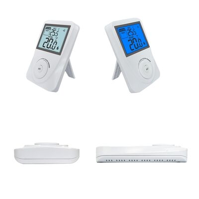 LCD Display Wireless Room Thermostat 868MHZ Wireless Frequency 2x AAA 15V Lithium Battery Powered Device for Room Temperature Management