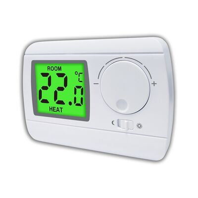 RF Connectivity Digital Thermostat Controller with 2 AA Size Battery Power Ensuring Stable and Precise Temperature Control