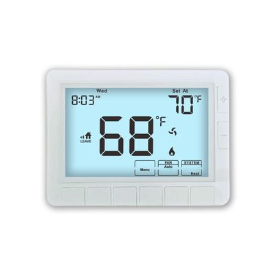 Temperature Ranges 32°F To 99°F Electronic Room Air Conditioning Thermostat Featuring 2 AAA Alkaline Batteries Power Supply And AUTO Fan Operation Mode For Heating Cooling
