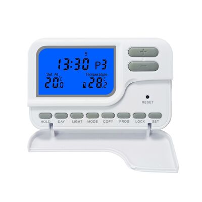 Battery-operated 868MHZ Wireless Room Thermostat 7 Day Wireless Thermostat Including 230VAC 50HZ Receiver Designed for Climate Automation