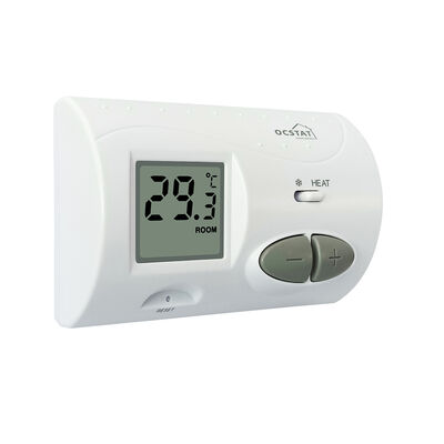 Wireless Simple Thermostat RF Non-programmable Heating Room Thermostat Including Receiver 230VAC 50HZ Designed for Climate Control in Large Facilities