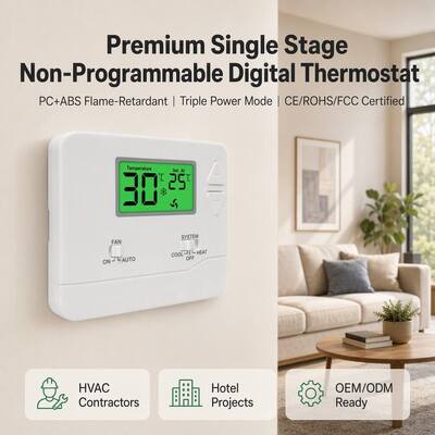 Miuputake Advanced Wired Temperature Controller with Manual/Automatic Control 5-35C Temperature Range
