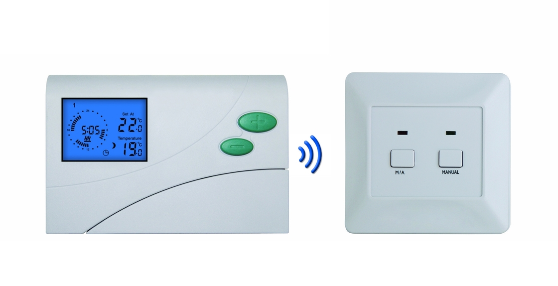 230V Air Conditioning Wireless RF Room Thermostat For Combi Boiler RF