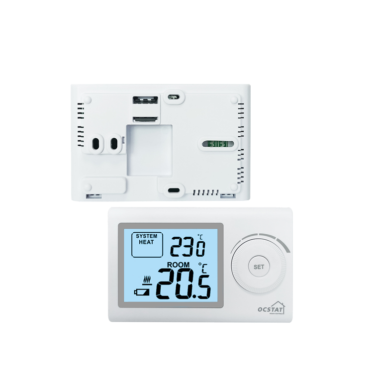 Commercial Hot Air Boiler Thermostat with ±0.5°C Display Accuracy and 230V Voltage