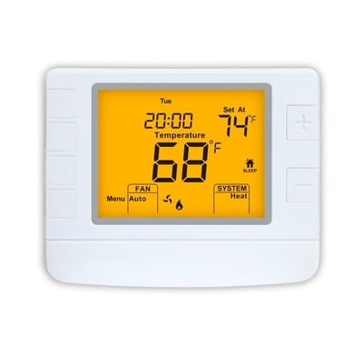 ريزم الرمادي الرقمي التدفئة غرفة HVAC 24 فولت المنزل الحرارة مع 5/1/1 قابل للبرمجة