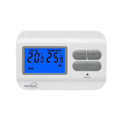 ريزم 868MHZ ABS الحرارة الرقمية الراديوية لخزانات الغاز للخزانات التدفئة والتبريد شاشة LCD 230V التحكم في درجة الحرارة الحرارة الرقمية الغير قابلة للبرمجة