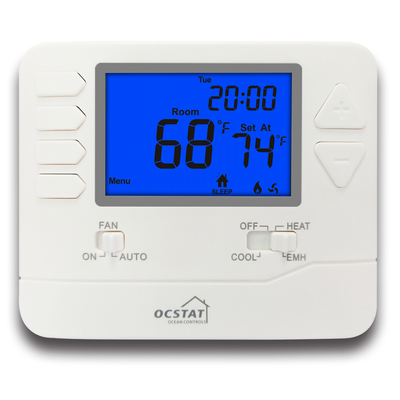 شاشة LCD ABS حرارة غرفة للتدفئة لأداء التدفئة الأمثل وتوفير الطاقة