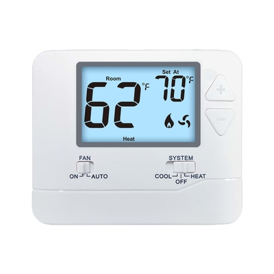 OEM ODM Digital Non Programmable Thermostat for Air Conditioner 24V STN701