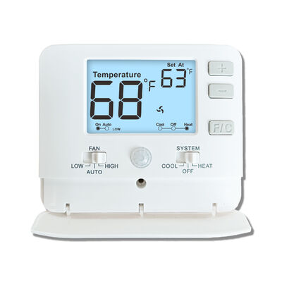 PTAC Thermostat HVAC حرارة التدفئة والتبريد وحدة التحكم في درجة الحرارة مع مستشعر الإنسان بالأشعة تحت الحمراء ووضع توفير الطاقة