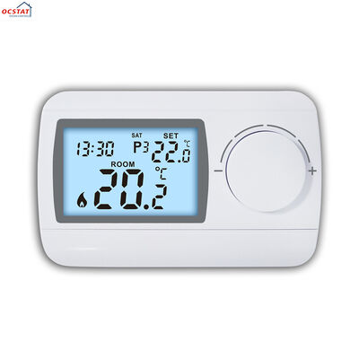 230 فولت ترموستات سلكي لغرفة المرجل لمدة 7 أيام يوفر مراقبة دقيقة لدرجة الحرارة والتحكم لدعم تدفئة غرفة المرجل وتوفير الطاقة