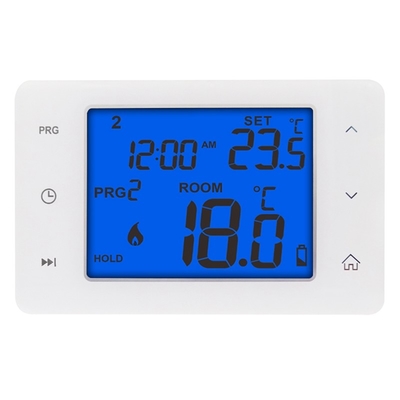 عرض زر لمسة حرارة HVAC / حرارة مضخة الحرارة الرقمية مع بطارية حجم 2 * AAA