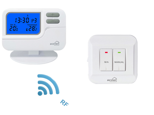 ريزم بيض القشرة بطارية غرفة رقمية البرمجة الحرارة 7 أيام مع أنظمة HVAC