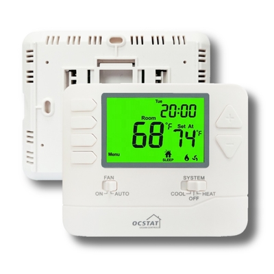 24V 50/60 HZ ترموستات أسبوعي قابل للبرمجة متعدد المراحل للتدفئة الأرضية