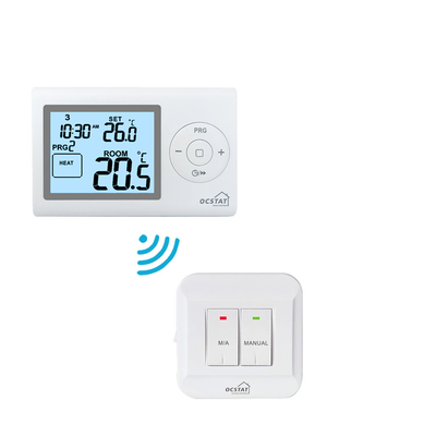 Riseem قابل للبرمجة اللاسلكية RF WiFi Room TUYA الحرارة للغلالة