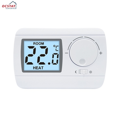 Riseem 230V LCD ABS نظام HVAC الحرارة دقة 1 درجة للكبائن الغازية المنزلية