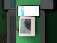 منظم حرارة رقمي أبيض غير قابل للبرمجة للغرفة لتلبية احتياجات التحكم في درجة الحرارة والكفاءة